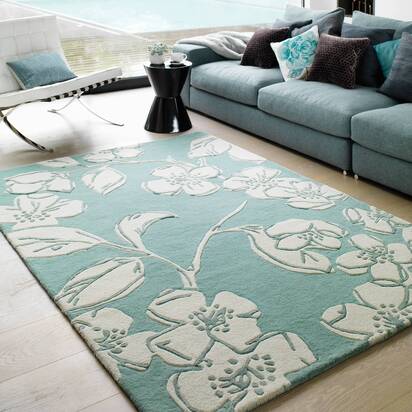 Rowan 3 Rug 160x230cm 12 Devore Blue
