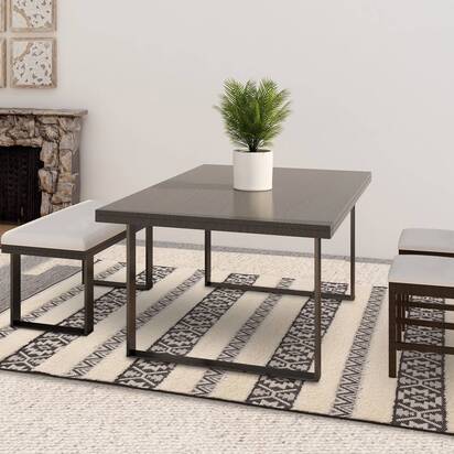 Hampton 3 080x150cm MN03 Black/Cream Stripe