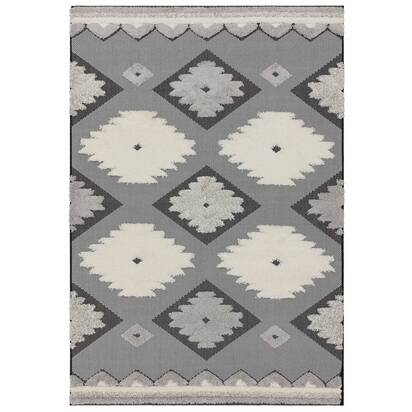 Hampton 3 160x230cm MN01 Black/Cream Tribal