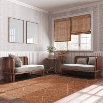 Wrenbury 3 160x230cm Terracotta
