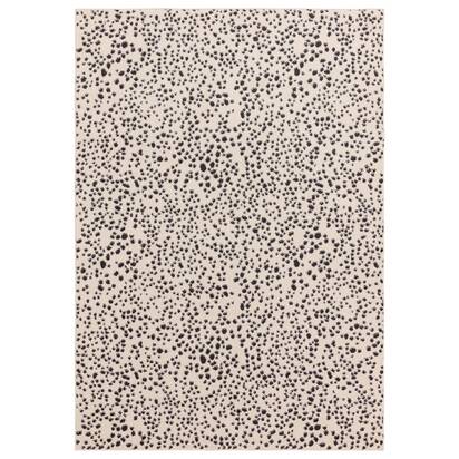 Chatsworth 3 066x240cm Black Spotty Rug MU11
