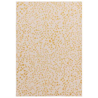 Chatsworth 3 066x240cm Yellow Spotty Rug MU12