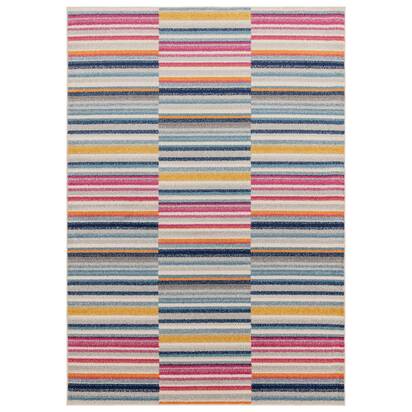 Chatsworth 3 080x150cm Multi-Coloured Stripe Rug MU06