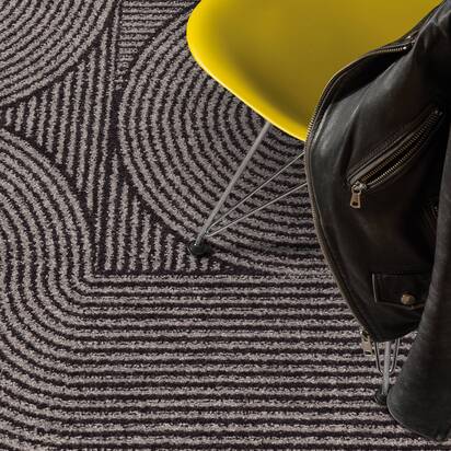Chatsworth 3 160x230cm Charcoal Swirl Rug MU01