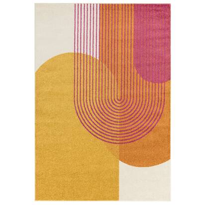 Chatsworth 3 200x290cm Orange Retro Rug MU13