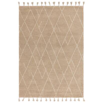 Oakham 3 120x170cm Sand/Cream Linear Rug