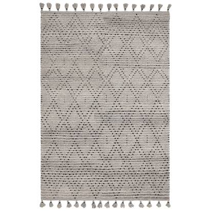 Oakham 3 200x290cm Grey/Black Diamond Rug