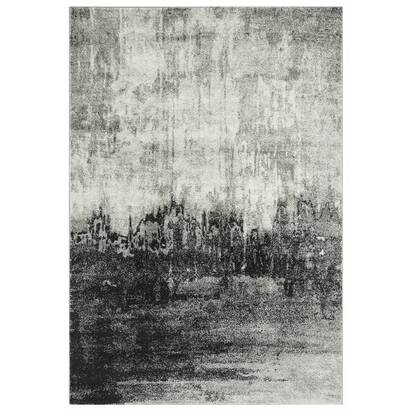 Carlton 3 120x170cm Distress Grey Rug NV03