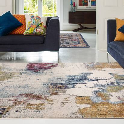 Carlton 3 120x170cm Mustard Multi Rug NV22