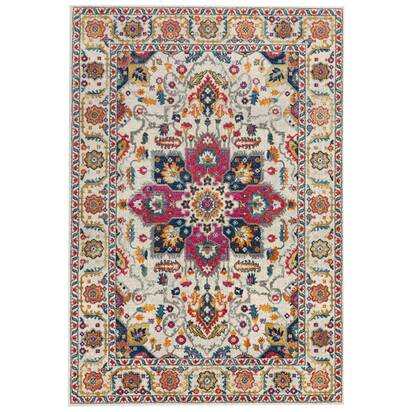 Norbury 120x170cm White Multi Rug NV24