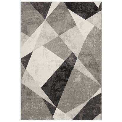 Carlton 3 160x230cm Patio Grey Rug NV02