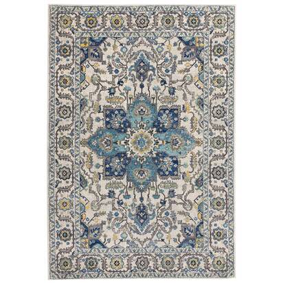 Carlton 3 160x230cm Persian Blue Rug NV25