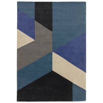 Pembroke 3 Rug 120x170cm RF13 Big Geo Blue
