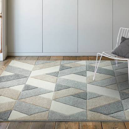 Hawthorne 4 200x290cm SK01 Rhombus Grey