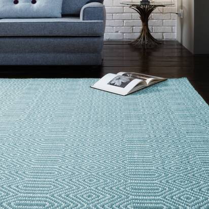 Langley 4 Rug 100x150cm Duck Egg