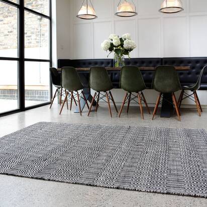 Langley 4 Rug 160x230cm Black