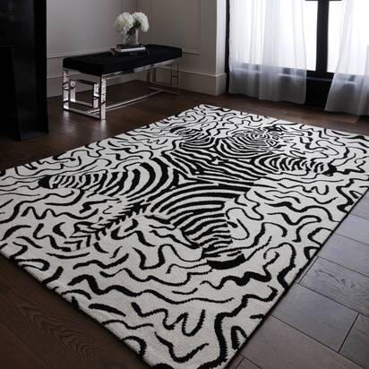 Carlton 4 200x290cm Zebra Mono