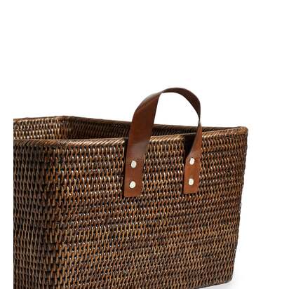 OKA | Fairfax Basket - Large - Brown | Storage Basket