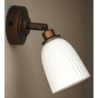 Antique Bronze Alma Bathroom Light