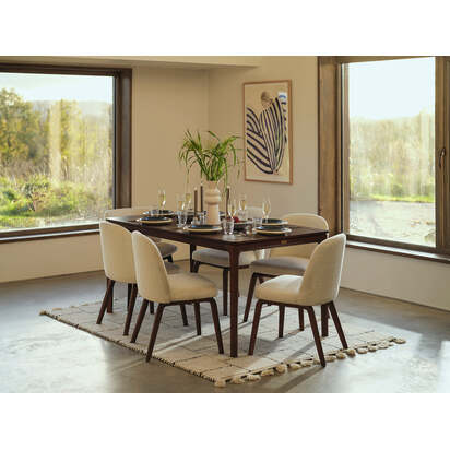 Dining Table 01 Extending Dining Table Walnut / 6-8 seater from Swyft