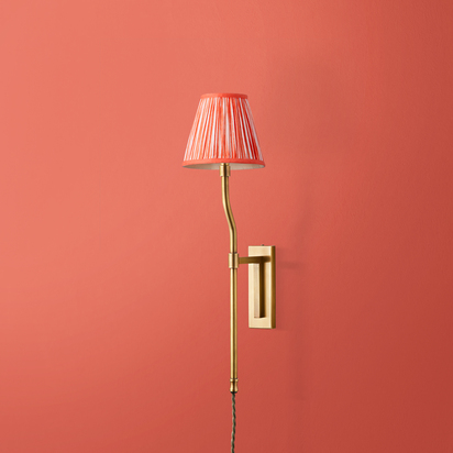 Mason wall fitting in antique brass