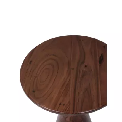 Swoon Figura Side Table, Dark Brown Dark Brown | H52cm x W32.5cm x D32.5cm