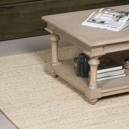 Blanche Jute Weaved Rug 170x120cm