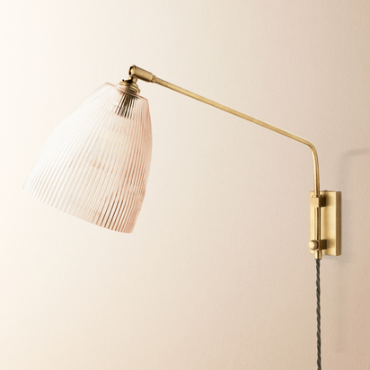 Carter Wall Fitting in Antique Brass