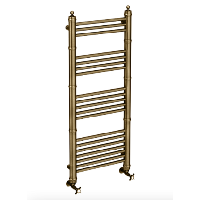 Keswick Antique Brass Traditional 500 x 1200mm Heated Towel Rail