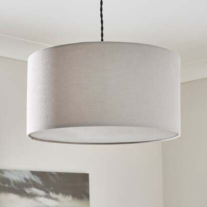 Zenna Shallow Drum Lamp Shade