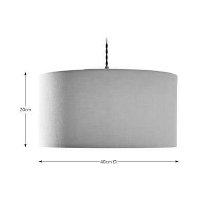 Zenna Shallow Drum Lamp Shade
