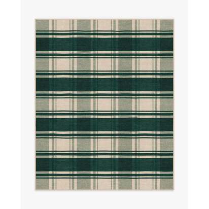 Easton Plaid Green Rug - 245 x 305 cm - All-In-One Rug