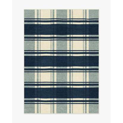 Easton Plaid Navy Rug - 150 x 215 cm - All-In-One Rug