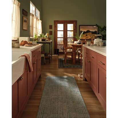 Glen Tartan Green & Gold Rug - 150 x 215 cm - All-In-One Rug