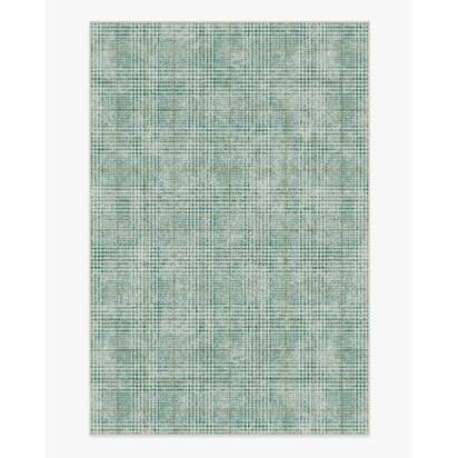 Glen Tartan Green & Gold Rug - 200 x 290 cm - All-In-One Rug