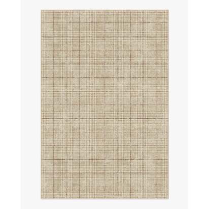 Glen Tartan Camel & Burgundy Rug - 185 x 275 cm - All-In-One Rug