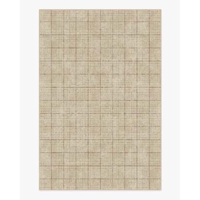 Glen Tartan Camel & Burgundy Rug - 200 x 290 cm - All-In-One Rug
