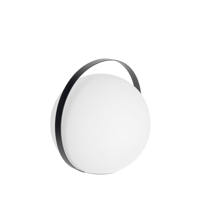 Dinesh table lamp with black steel flex