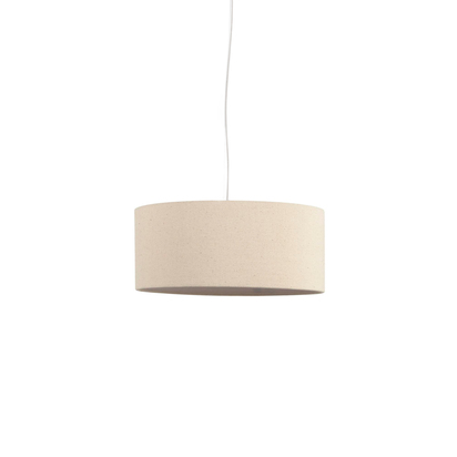 Nazli large linen ceiling light shade with beige finish Ã˜ 50 cm