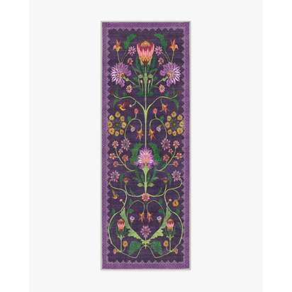Protea Plum Rug by Iris Apfel - 75 x 215 cm - All-In-One Rug