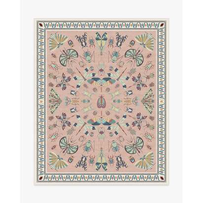 Flutterby Soft Rose Rug by Iris Apfel - 245 x 305 cm - All-In-One Rug