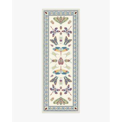 Flutterby Ivory Rug by Iris Apfel - 75 x 215 cm - All-In-One Rug