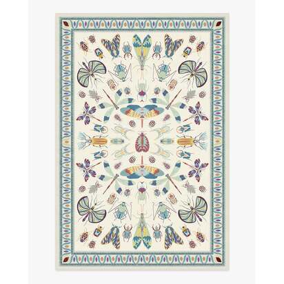 Flutterby Ivory Rug by Iris Apfel - 185 x 275 cm - All-In-One Rug