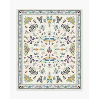 Flutterby Ivory Rug by Iris Apfel - 245 x 305 cm - All-In-One Rug