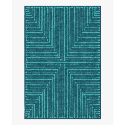 Inkdrop Blue & Teal Rug by Jonathan Adler - 200 x 290 cm - All-In-One Rug