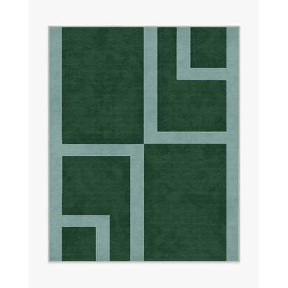 Aldo Green & Mist Rug by The Local Project - 75 x 215 cm - All-In-One Rug