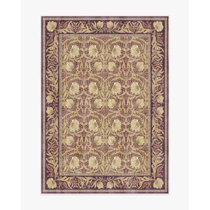Pimpernel Mauve Rug by Morris & Co. - 150 x 215 cm - All-In-One Rug