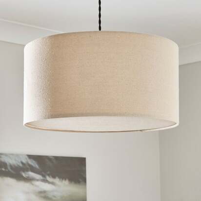 Zenna Shallow Drum Lamp Shade