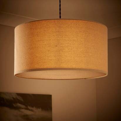 Zenna Shallow Drum Lamp Shade