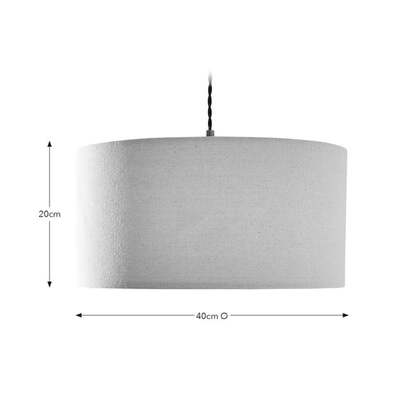 Zenna Shallow Drum Lamp Shade